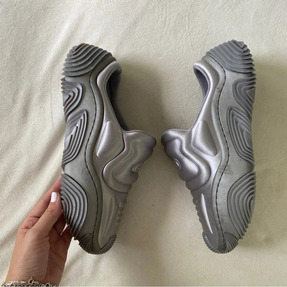 NEW Alexander Wang Silver Mules Sneakers Size 41 - Picture 4 of 13
